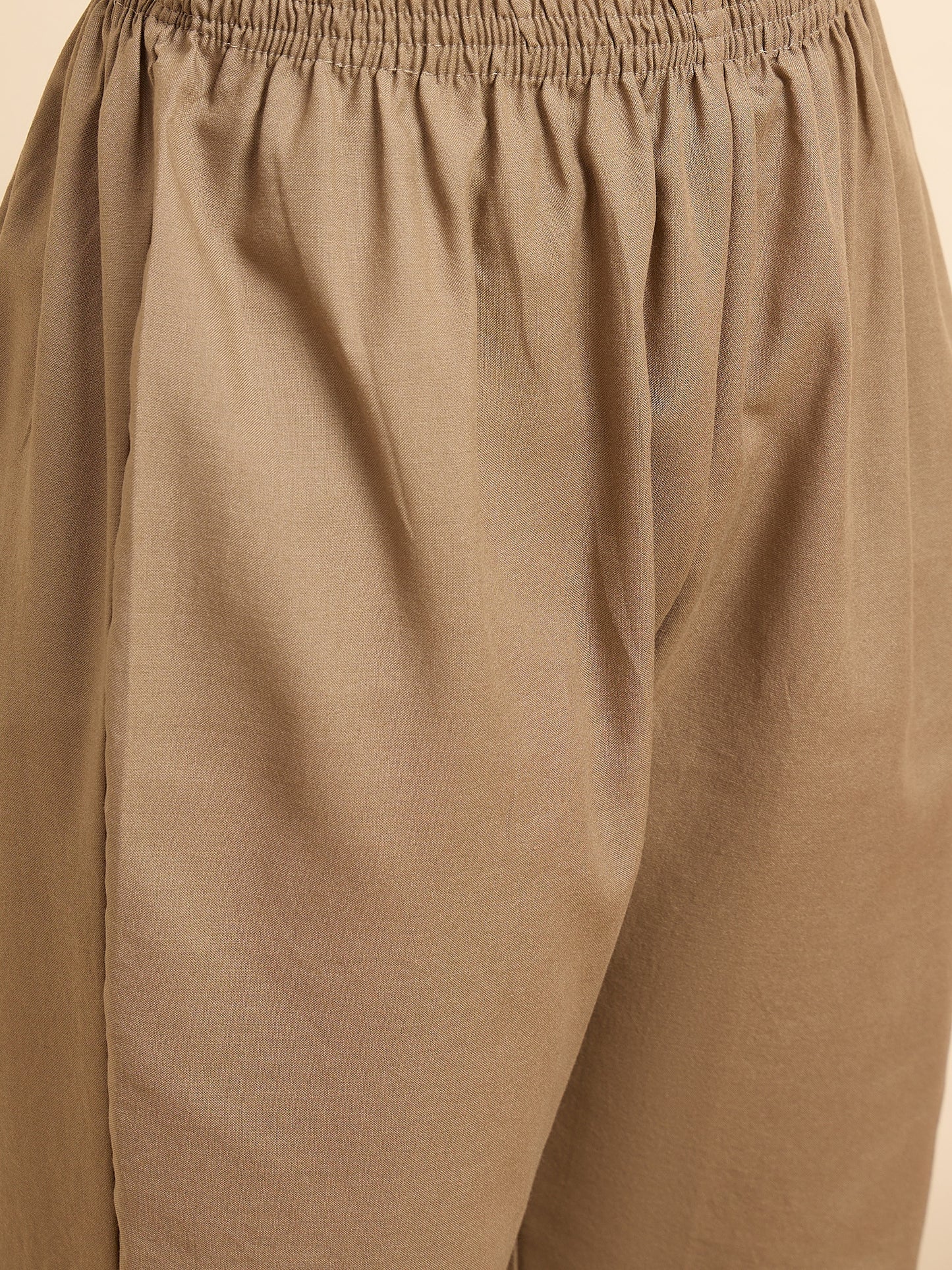 Yellow Anarkali Kurta And Pant Set With Dupatta
