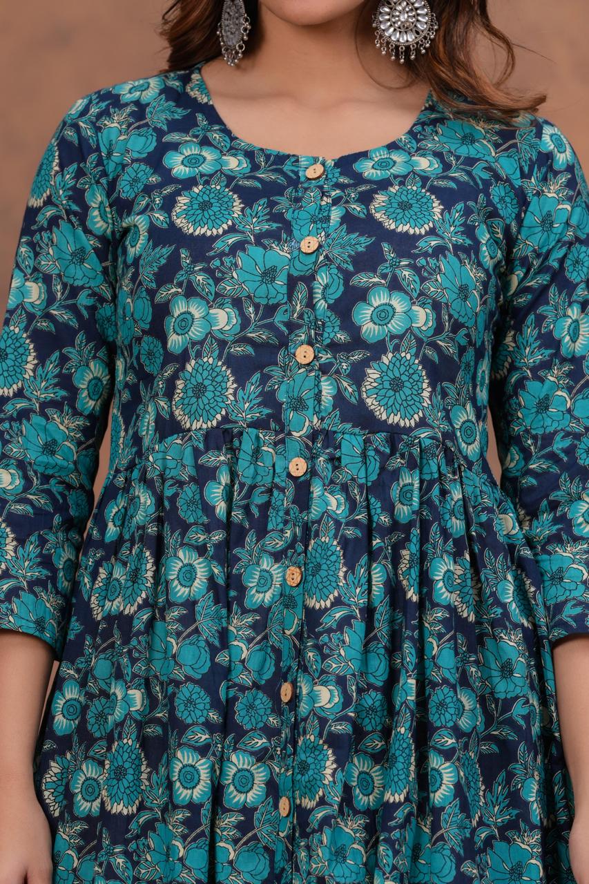 Cotton Long Kurtis
