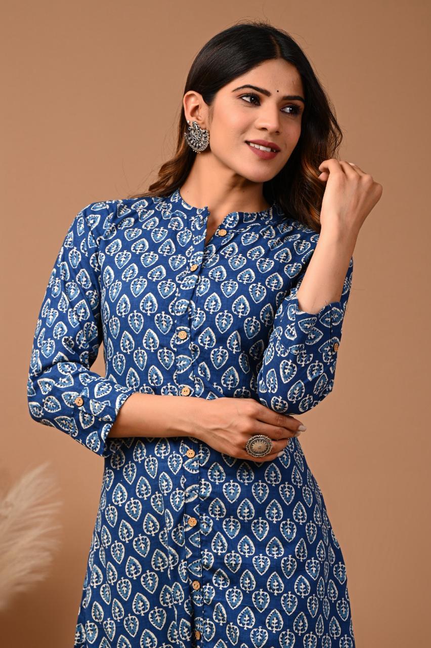 Cotton Long Kurtis