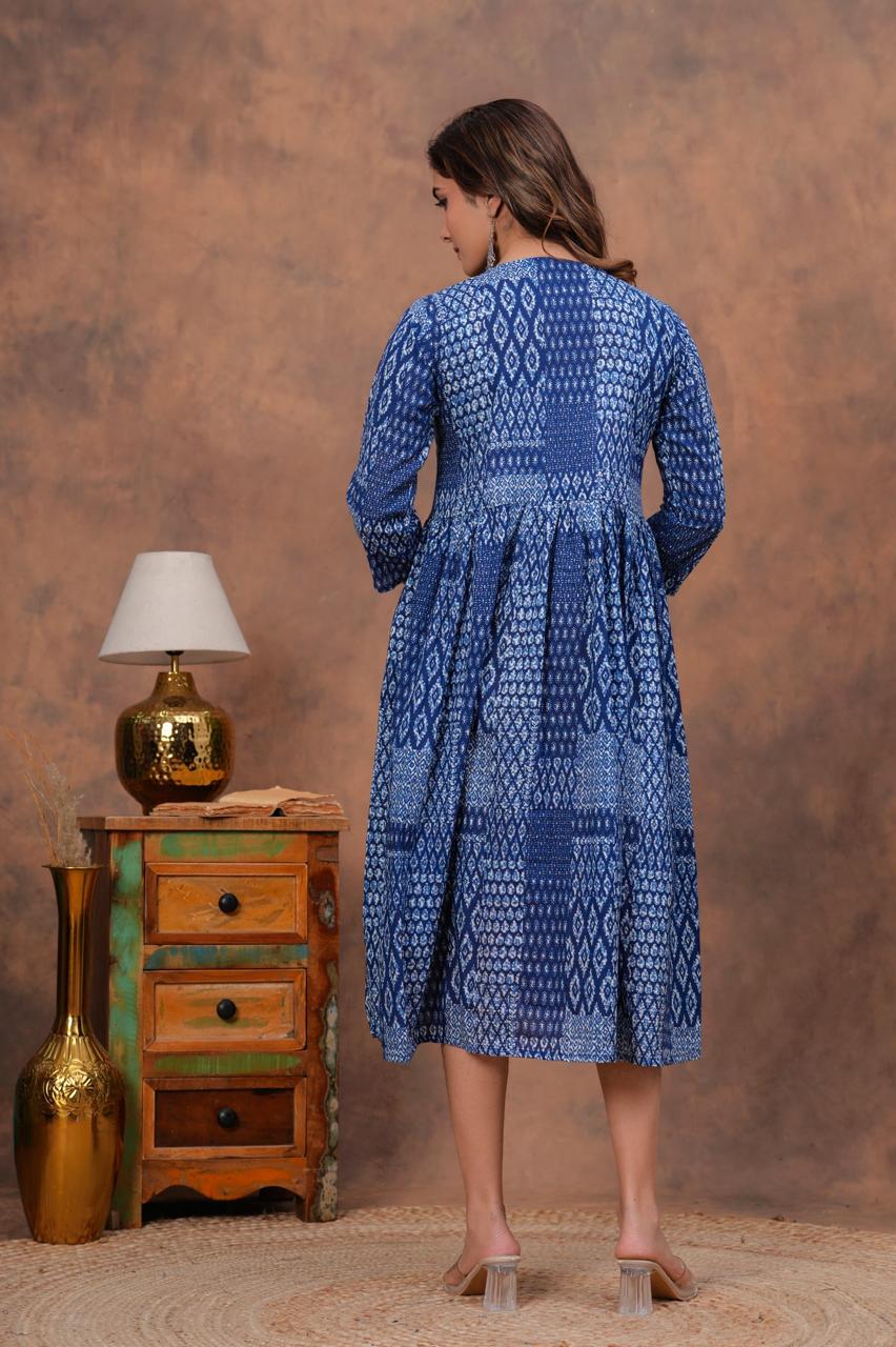 Cotton Long Kurtis