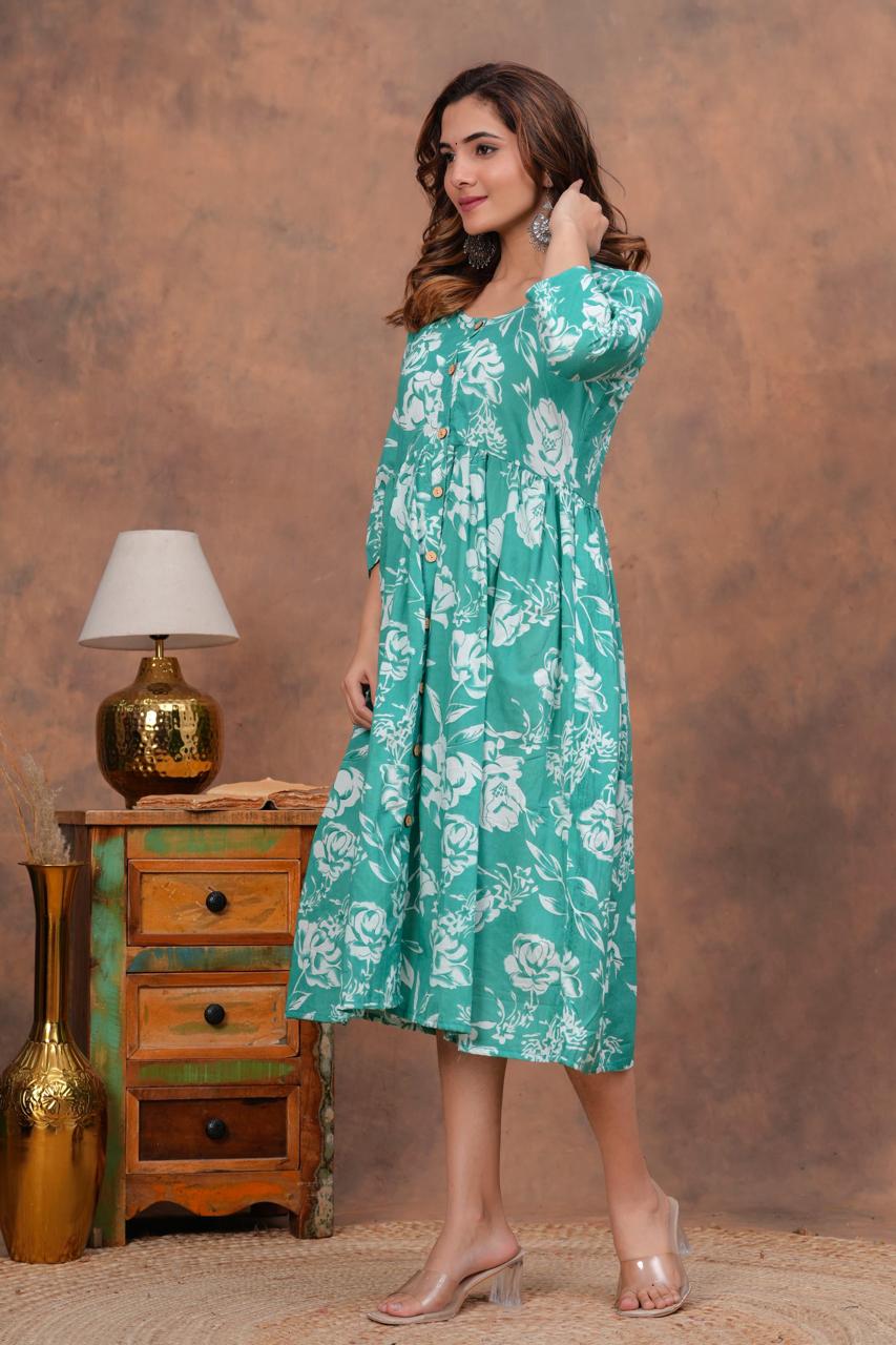 Cotton Long Kurtis