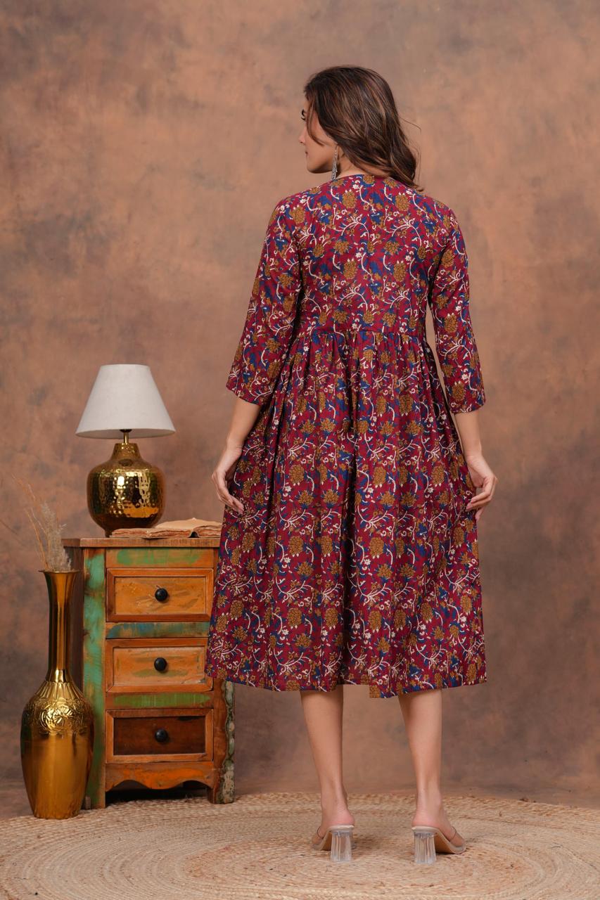 Cotton Long Kurtis