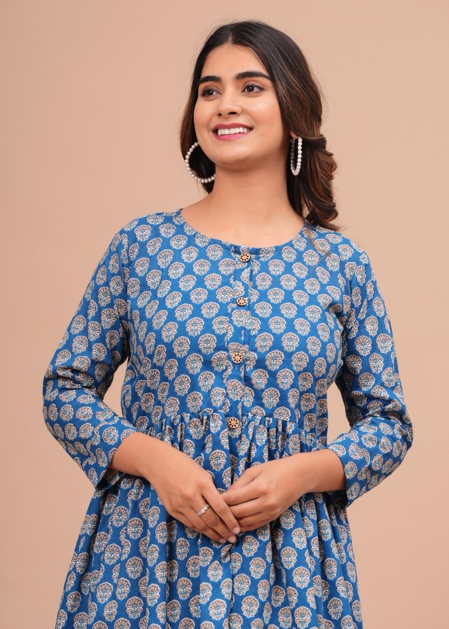 Cotton Long Kurtis