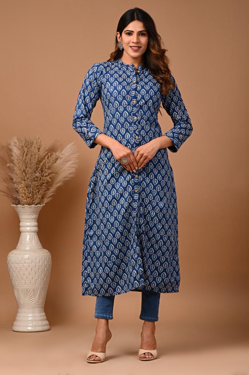 Cotton Long Kurtis
