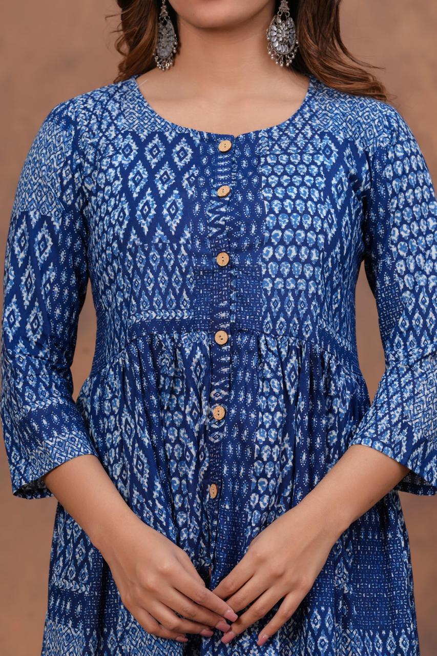 Cotton Long Kurtis