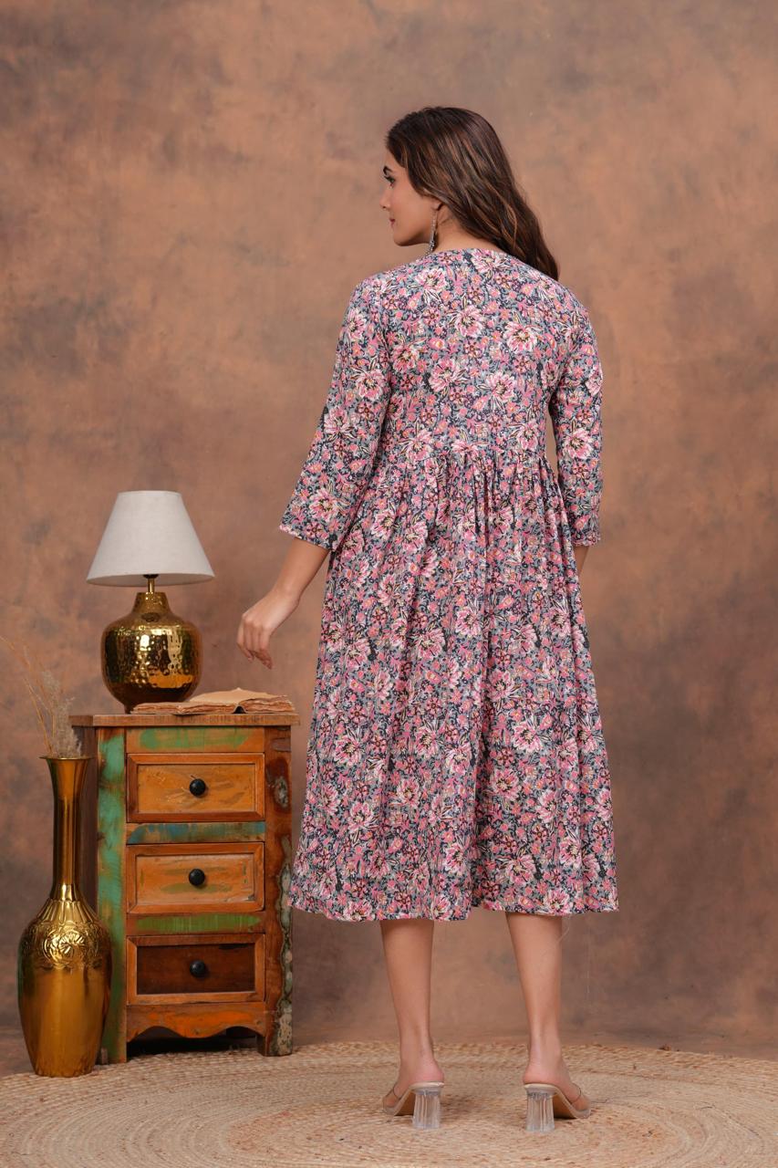 Cotton Long Kurtis