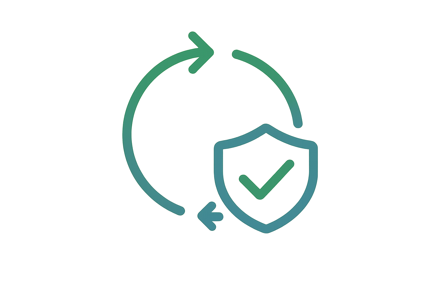 draw symbol for Easy exchange guarantee