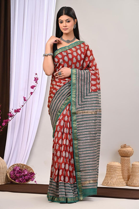 Maheshwari Silk Saree