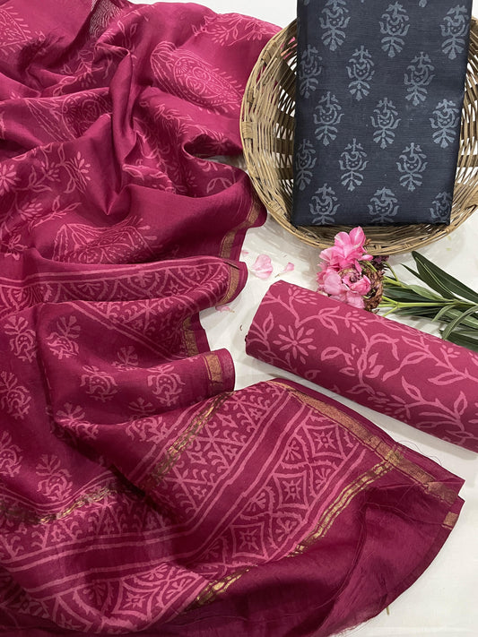 Chanderi Silk Suits