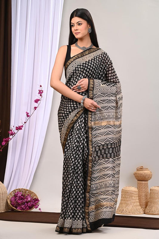 Maheshwari Silk Saree