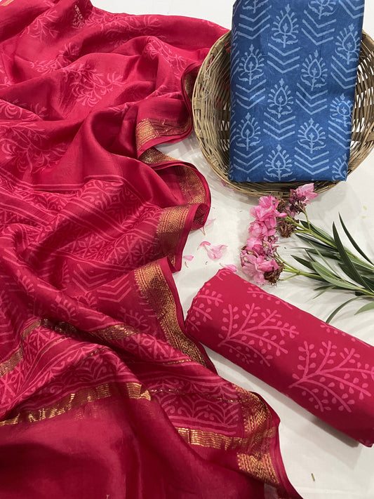 Maheshwari Silk Suit