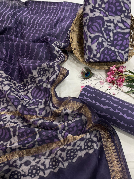 Maheshwari Silk Suit