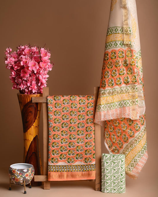 Maheshwari Silk Suit
