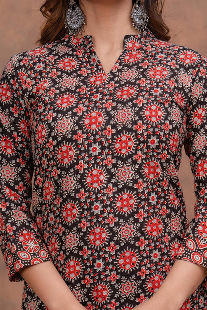 Cotton Kurta With Plazzo