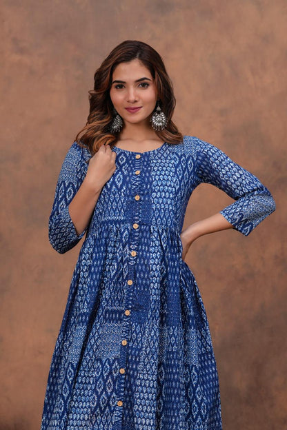 Cotton Long Kurtis