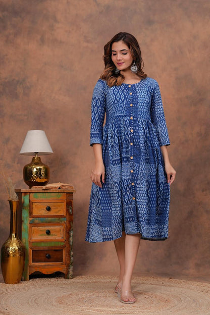 Cotton Long Kurtis
