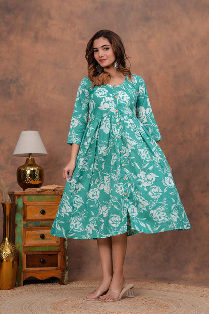 Cotton Long Kurtis