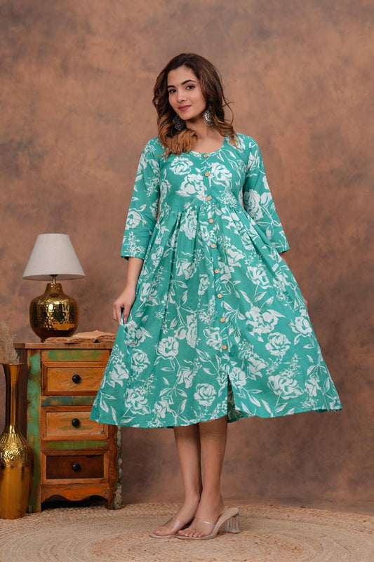 Cotton Long Kurtis