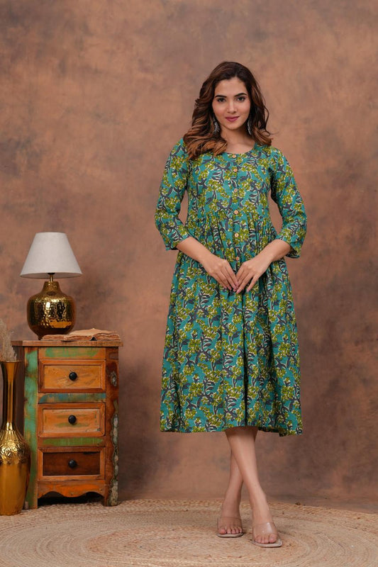 Cotton Long Kurtis
