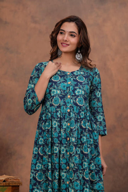 Cotton Long Kurtis