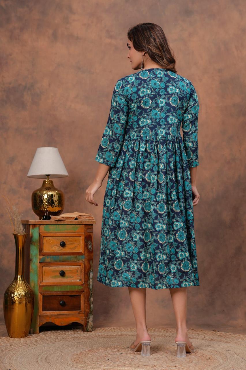 Cotton Long Kurtis