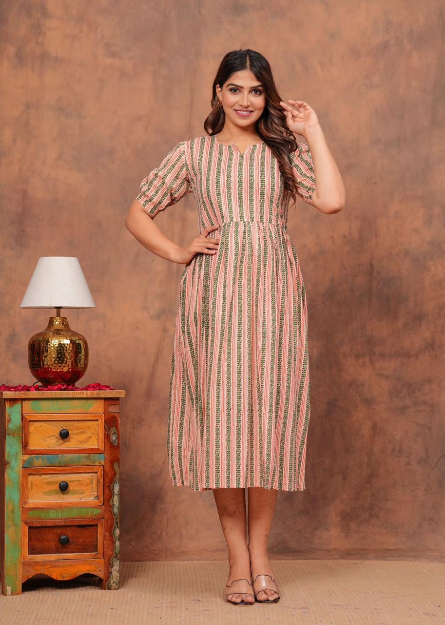 Cotton Long Kurtis