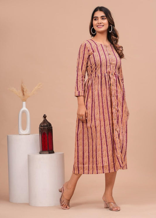 Cotton Long Kurtis