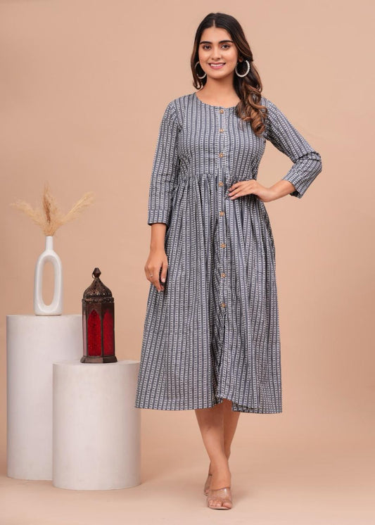 Cotton Long Kurtis