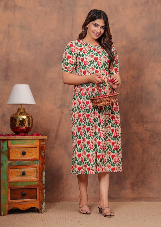 Cotton Long Kurtis