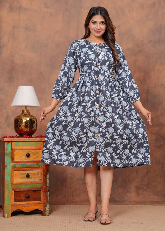 Cotton Long Kurtis