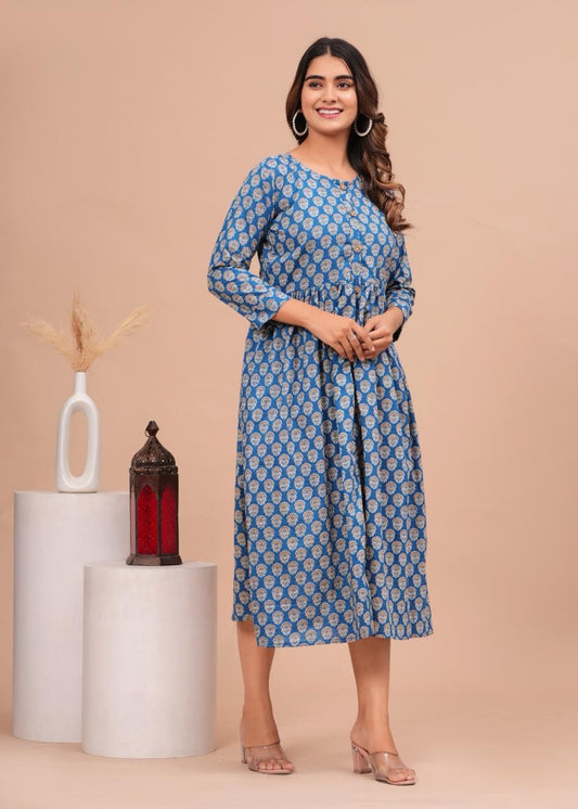 Cotton Long Kurtis