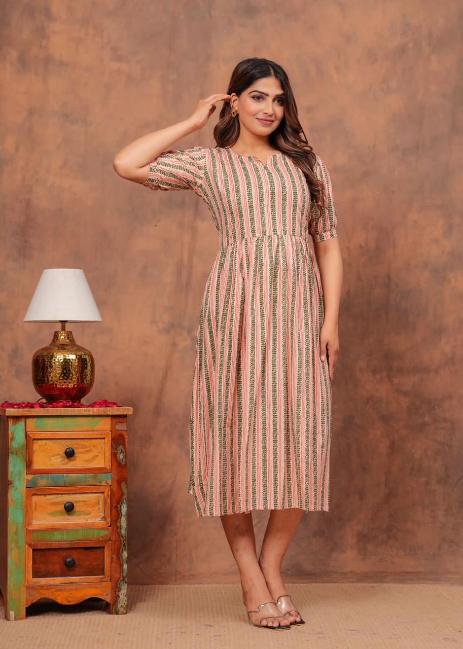 Cotton Long Kurtis