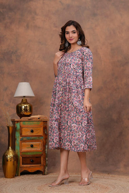 Cotton Long Kurtis