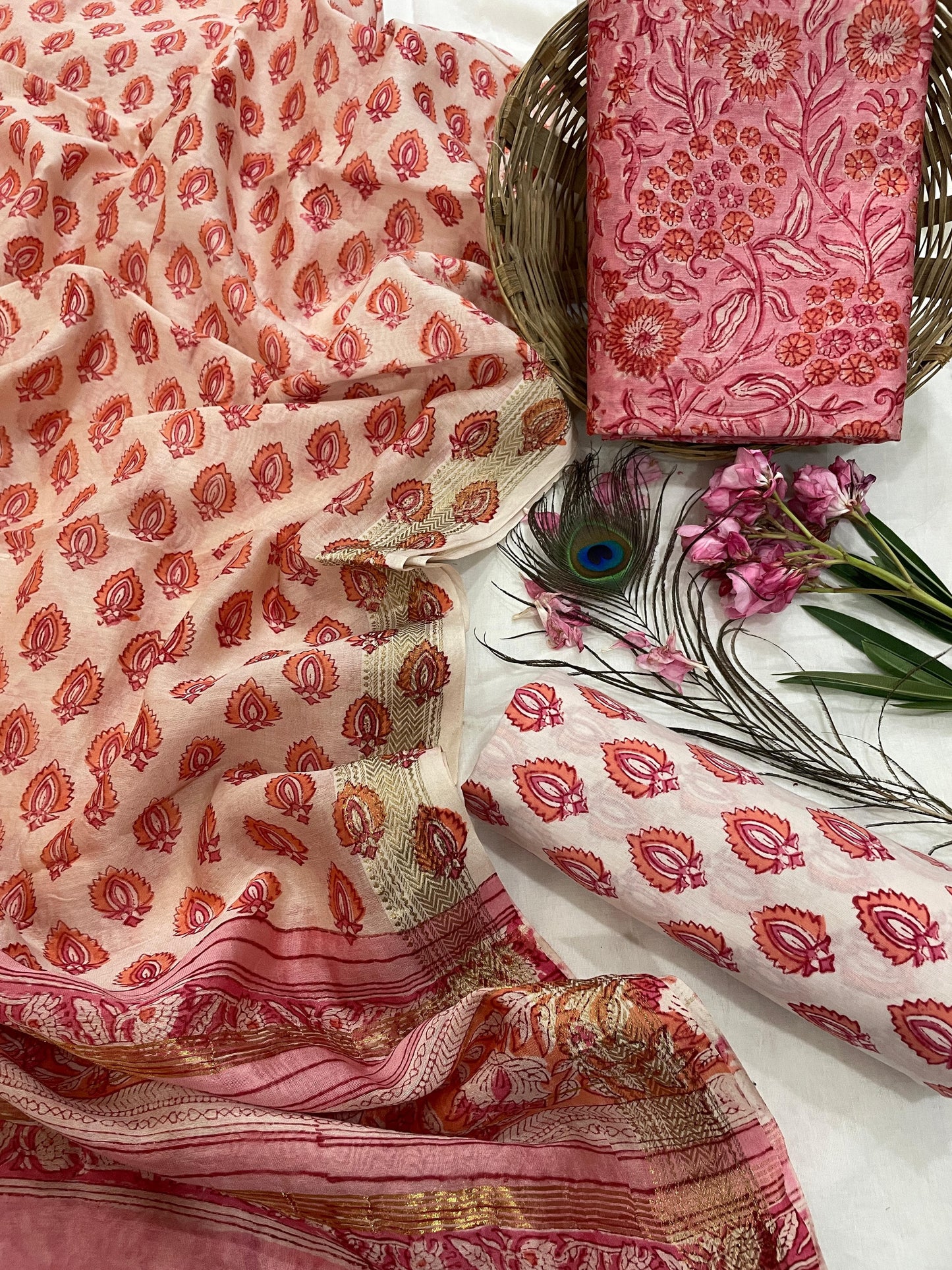 Maheshwari Silk Suit