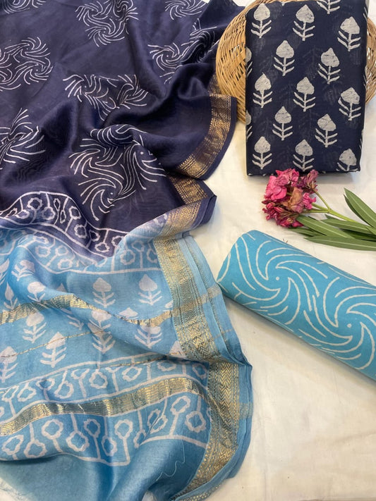 Maheshwari Silk Suit