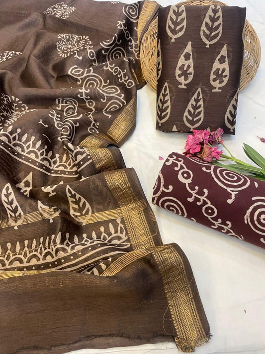 Maheshwari Silk Suit